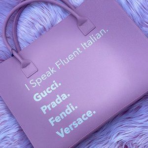 Fluent Italian Vegan Leather Tote